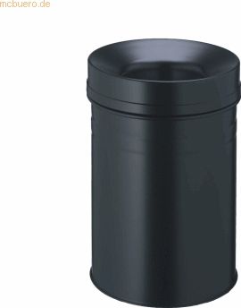 Durable Papierkorb Safe+ rund 15l schwarz