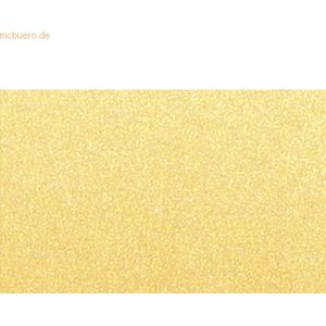 25 x Ludwig Bähr Fotokarton 300g/qm 50x70cm gold matt