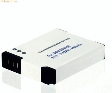 k.A. Akku für Panasonic LUMIX DMC-TZ61 Li-Ion 3,7 Volt 1050 mAh schwar