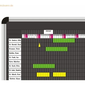 Ultradex Urlaubsplaner Set PLANRECORD Stecktafel B860xH980mm für max.