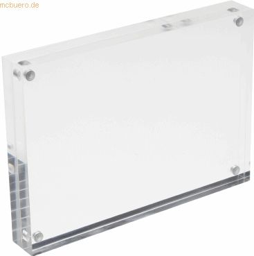 Deflecto Acrylblock magnetisch A5 30mm transparent