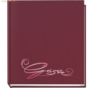 Veloflex Gästebuch Classic 205x240mm 144 Seiten aubergine