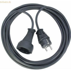 4 x Brennenstuhl Qualitäts-Verlängerungsleitung 25m H05VV-F 3G1,5 schw