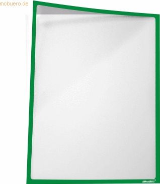 Ultradex Infotasche magnetisch für DIN A4 312x225mm VE=5 Stück gelbgrü