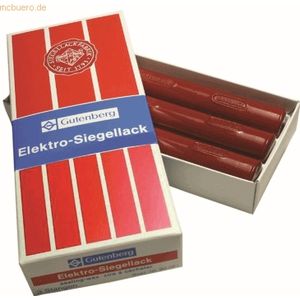 3 x Gutenberg Elektrolack rund zinnoberrot