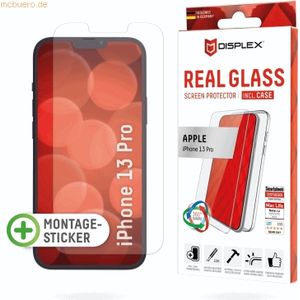 E.V.I. DISPLEX Real Glass+Case für Apple iPhone 13 Pro