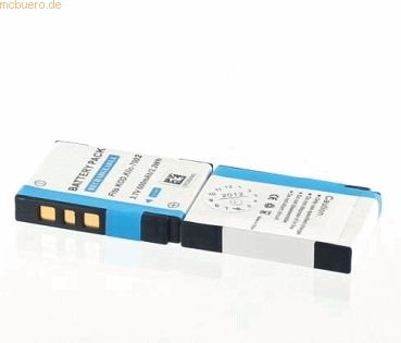 k.A. Akku für Kodak KLIC-7002 Li-Ion 3,7 Volt 450 mAh schwarz