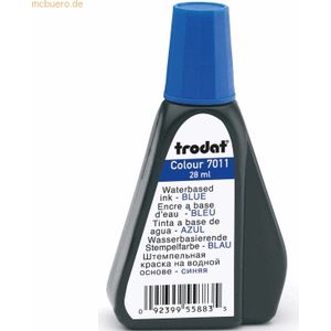 Trodat Stempelfarbe ohne Öl 28ml blau