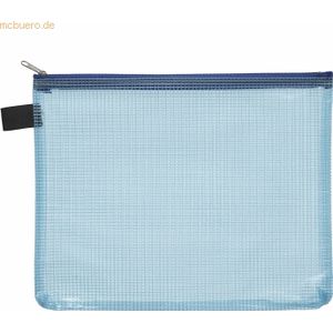 Foldersys Reißverschlusstasche A5 PVC blau