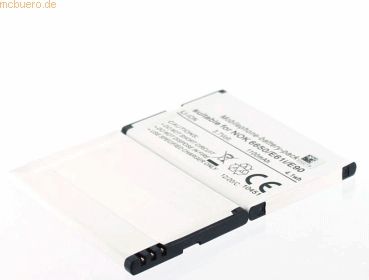 k.A. Akku für Nokia RM-400 Li-Ion 3,7 Volt 1200 mAh schwarz