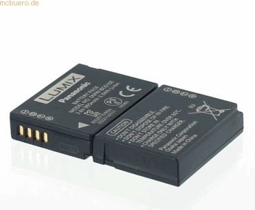 Panasonic Akku für Panasonic LUMIX DMC-TZ22 Li-Ion 3,6 Volt 895 mAh sc