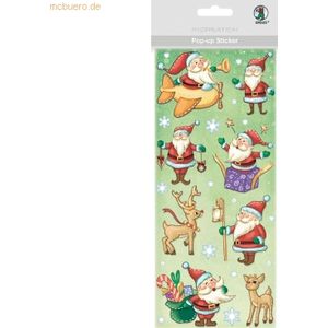 5 x Ludwig Bähr Pop-Up Sticker Weihnachtszeit