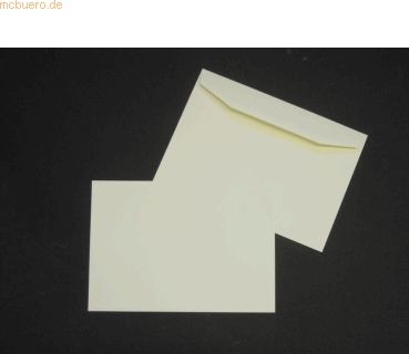 Blanke Briefumschläge C5 120g/qm gummiert VE=500 Stück creme