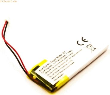 k.A. Akku für Cardo WW452050PL Li-Pol 3,7 Volt 320 mAh weiß