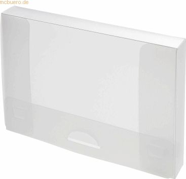 Foldersys Dokumentenbox A5 PP 27mm farblos transluzent