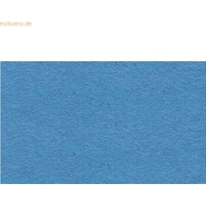 25 x Ludwig Bähr Tonpapier 130g/qm 50x70cm mittelblau