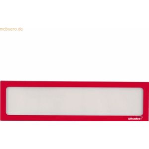 Ultradex Infotasche magnetisch für Überschriften A5quer/A4hoch rot VE=