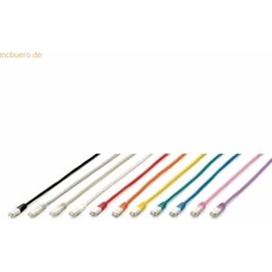 Digital data communication equip CU Patchkabel S/FTP 2xRJ45 Cat.6a rot