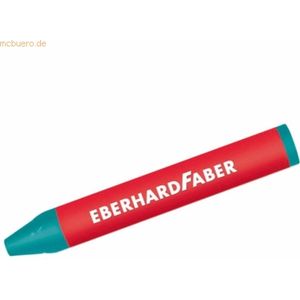 12 x Eberhard Faber Wachskreide dreikant kobaltgrün tief