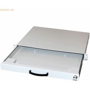 Digital data communication equip 19- Tastatureinschub - Hellgrau 1HE