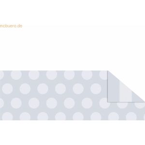 10 x Ludwig Bähr Fotokarton Dots & Stripes 300g/qm A4 hellgrau
