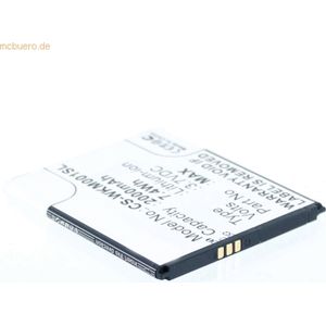 k.A. Akku für Wiko L5503AE Li-Ion 3,7 Volt 2000 mAh schwarz