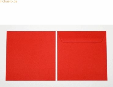 Blanke Briefumschläge 220x220mm 120g/qm gummiert VE=100 Stück rubin