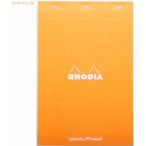 5 x Rhodia Notizblock DotPad Nr. 19 A4+ 21x31,8cm 80 Blatt 80g Dot Gri