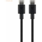 Goobay USB Kabel 66318 DAT USB-C/C v2.0 1m schwarz