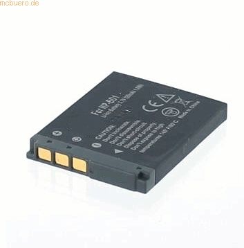 k.A. Akku für Sony DSC-T200 Li-Ion 3,7 Volt 680 mAh grau