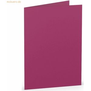50 x Paperado Doppelkarte A6 hoch Amarena