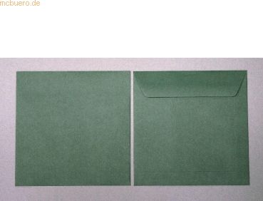 Blanke Briefumschläge 170x170mm 120g/qm gummiert VE=100 Stück tannengr