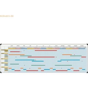 Ultradex Jahresplaner-Set B150xH75cm 5-Tage-Woche 60 Zeilen