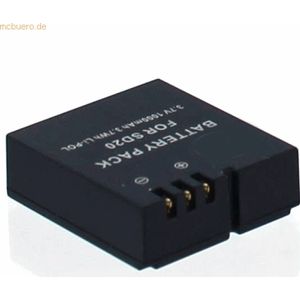 k.A. Akku für Actionpro SD20F Li-Ion 3,7 Volt 900 mAh schwarz