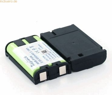k.A. Akku für Panasonic P104A/1B NiMH 3,6 Volt 800 mAh schwarz