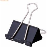 Soennecken Foldbackklemmer 1564 24x12mm schwarz 12 Stück