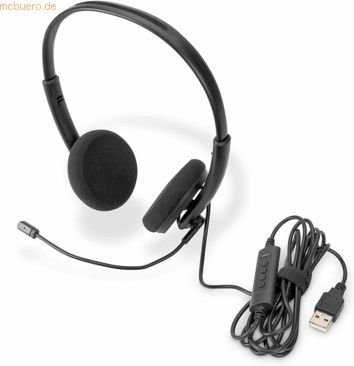 Assmann DIGITUS Stereo Office Kopfhörer, On Ear, noise reduction
