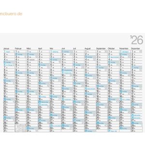 5 x Brunnen Plakatkalender 701 98x68cm 2026