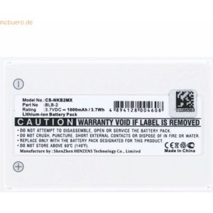 k.A. Akku für Olimpic DV368 Li-Ion 3,7 Volt 800 mAh schwarz