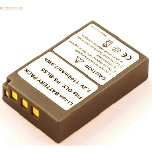 k.A. Akku für Universal PEN E-PL8 Li-Ion 7,4 Volt 900 mAh schwarz