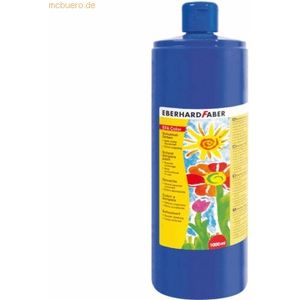 Eberhard Faber Schulmalfarbe Efacolor Tempera 1000ml Flasche kobaltbla