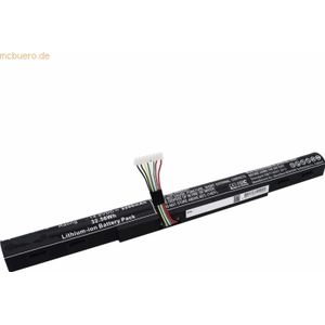 k.A. Akku für Acer Aspire E5-722 Li-Ion 14,8 Volt 1800 mAh schwarz