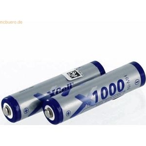 k.A. Akku für Gigaset C530H NiMH 2,4 Volt 1000 mAh silberfarben