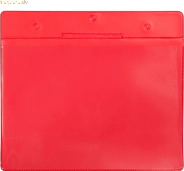 Tarifold Pro Kennzeichnungshülle A5 quer rot PVC VE=10 Stück