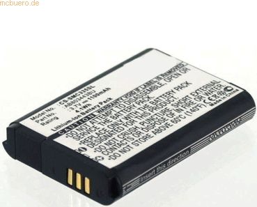k.A. Akku für Samsung GT-C3350 Li-Ion 3,7 Volt 1100 mAh schwarz