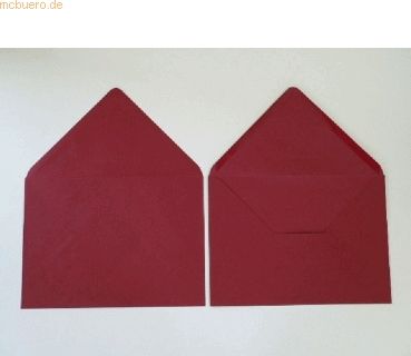 Blanke Briefumschläge 225x315mm 160g/qm gummiert VE=100 Stück rosso