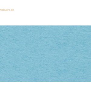 25 x Ludwig Bähr Tonpapier 130g/qm 50x70cm azurblau