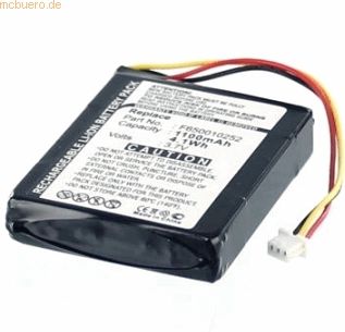 k.A. Akku für Tomtom Rider 2 Li-Ion 3,7 Volt 800 mAh schwarz