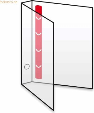 Dataplus Ringbuch A4, 4 Ringe 35mm PP natur-transparent