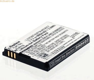 k.A. Akku für Orange ZTE-G N281 Li-Ion 3,7 Volt 800 mAh schwarz